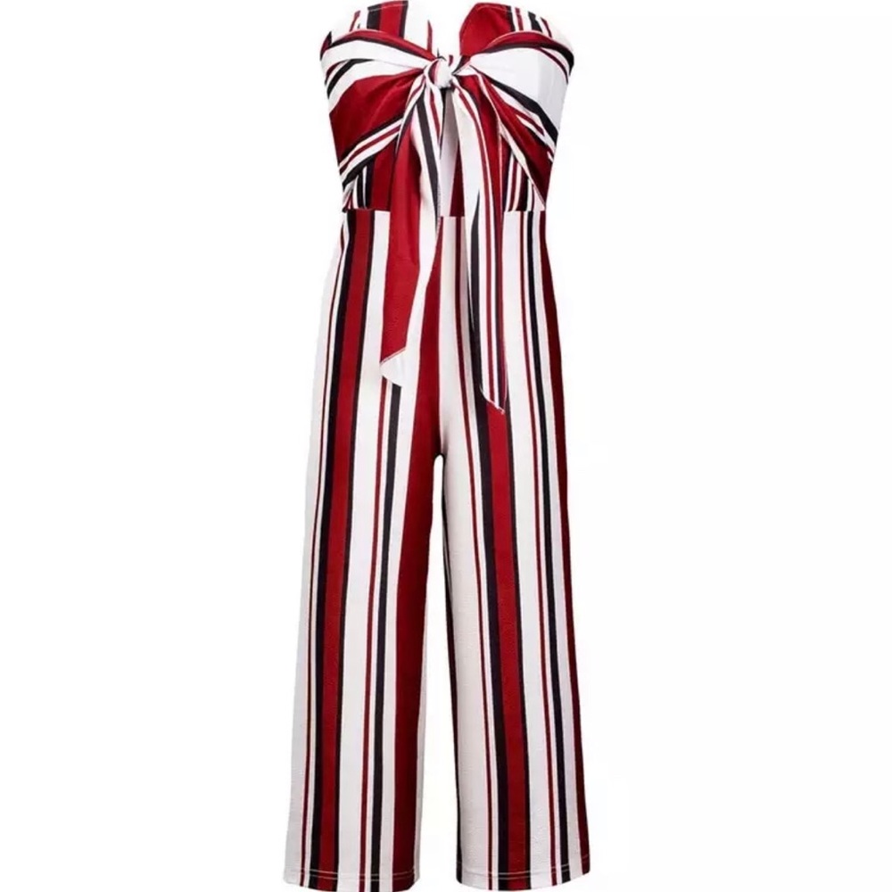 ‼️LAST‼️Strapless wide leg Jumpsuit - Picture 4 of 6